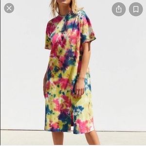 Urban Outfitters Tai Tie Dye T Shirt Dress